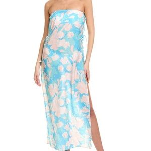 Anthropologie Hutch Henny Strapless Maxi Coverup Small